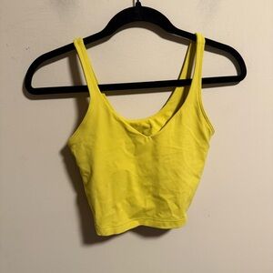 lululemon athletica Yellow Tank Top